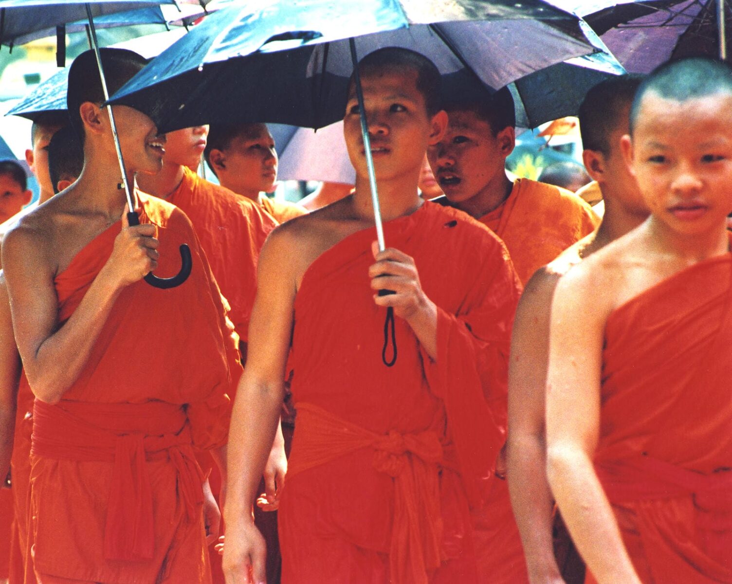 Monks, Luangprabang, Laos (2001)